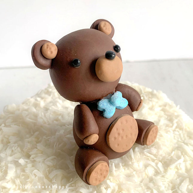BABY BEAR BOY CAKE TOPPER