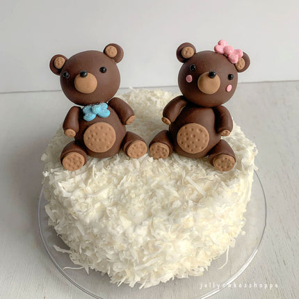 BABY BEAR BOY CAKE TOPPER