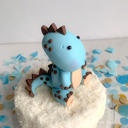 BABY DINOSAUR CAKE TOPPER FOR BOY - view 2