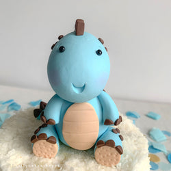 BABY DINOSAUR CAKE TOPPER FOR BOY - view 1