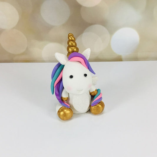 Little Winged Unicorn cake topper