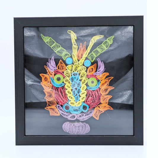 Quilled Paper Dragon Shadow Box