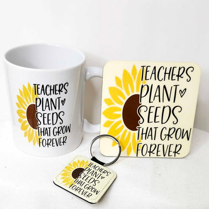 Mug/coaster/keychain set- Teacher