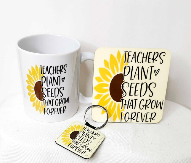 Mug/coaster/keychain set- Teacher