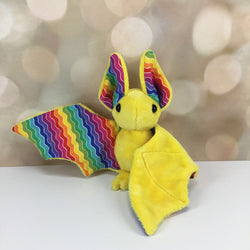 Felix the Rainbow Bat Plushie - view 2