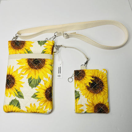 Cell Phone Cross Body Sunflowers