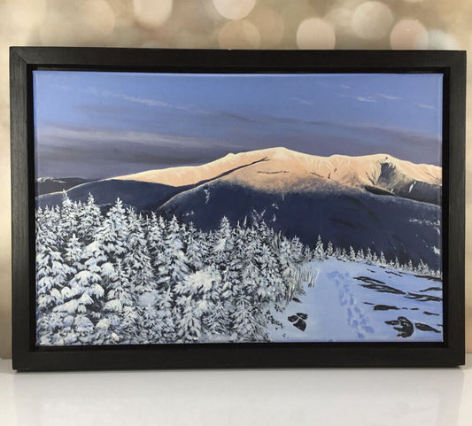 Acrylic Painting, Franconia Ridge