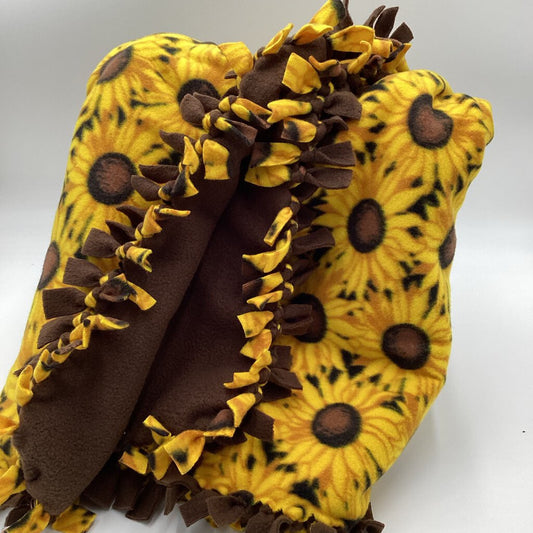 Sunflower Fleece Blanket