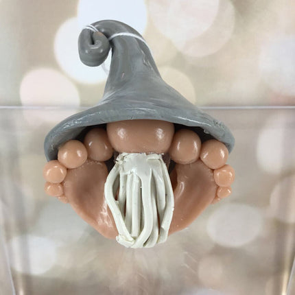 Polymer Clay Gnome (male) - L