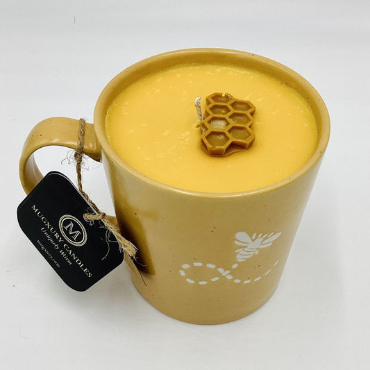 Wildflower Honey (Bee Mug) - Mug Candle - 100% Soy Wax