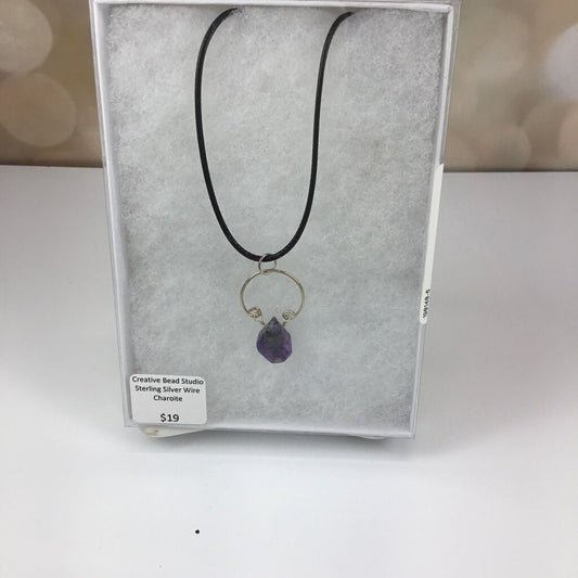 SS- Charoite pendant