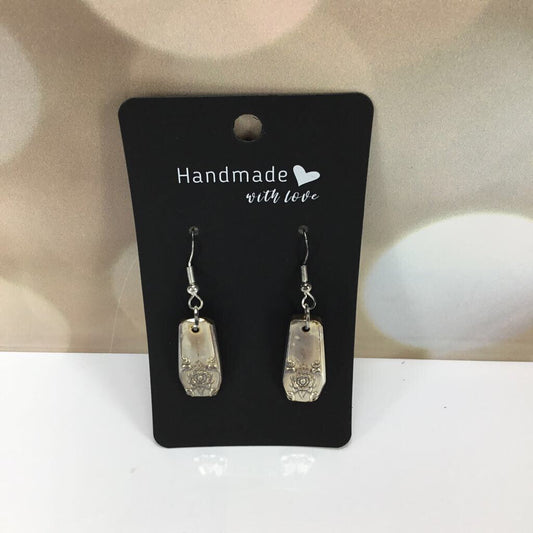 Earrings made from Flatware