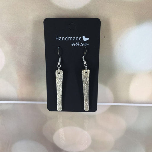 Earrings made from Flatware