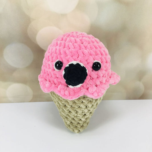 Flamingo Ice Cream Cone