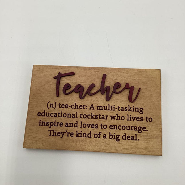 Teacher Definition Sign