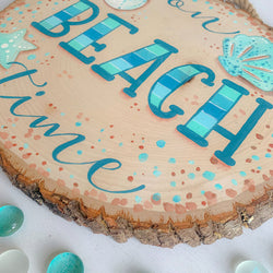 BEACH TIME WOOD SLICE - view 2