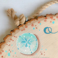 BEACH TIME WOOD SLICE - view 4