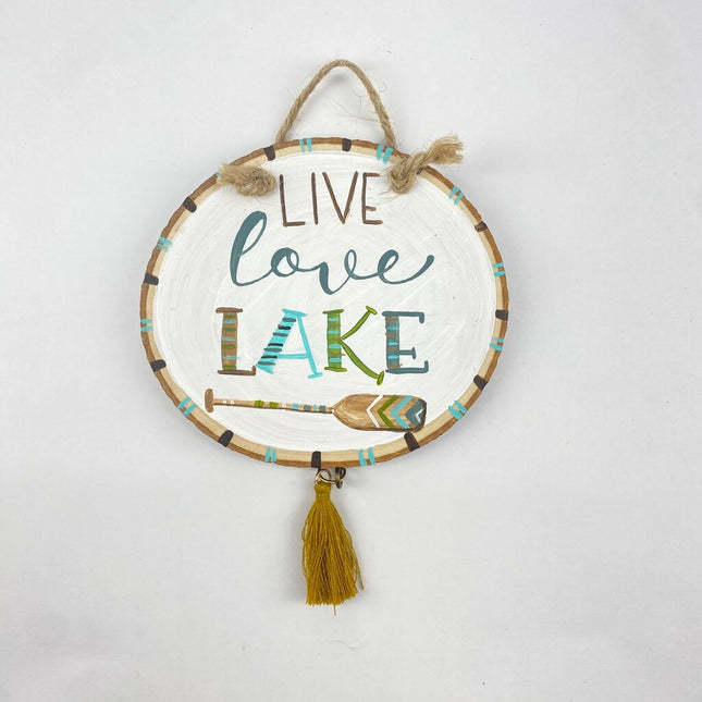 LIVE LOVE LAKE ornament