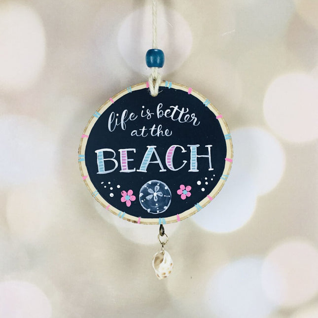 LIFE IS BETTER AT THE BEACH ornament