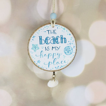 BEACH HAPPY PLACE ornament