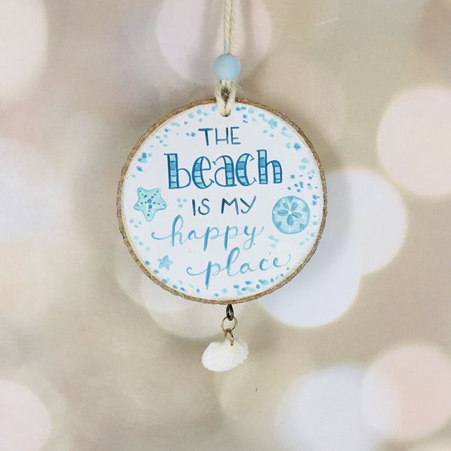BEACH HAPPY PLACE ornament