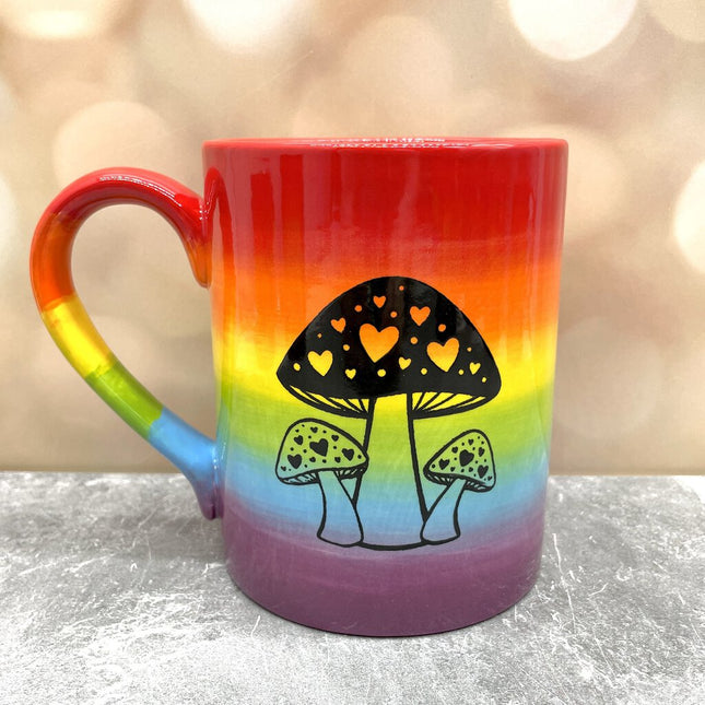 Rainbow Mug Mushroom
