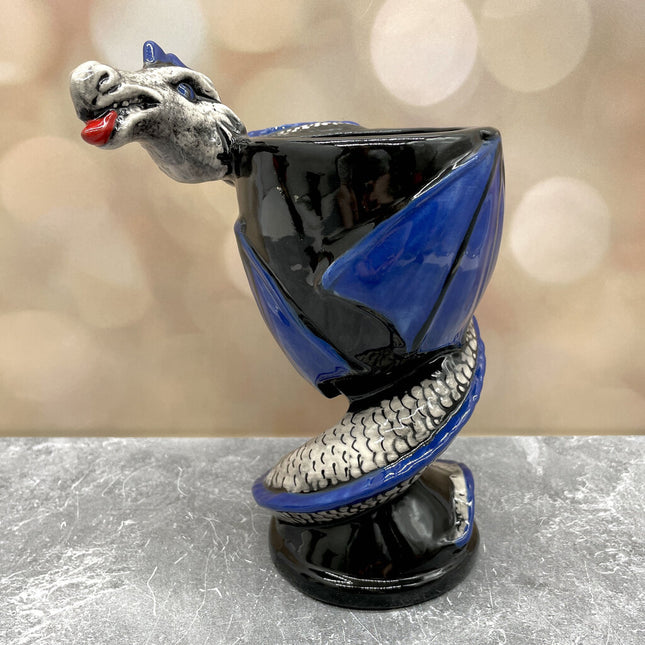 Dragon Goblet Blue