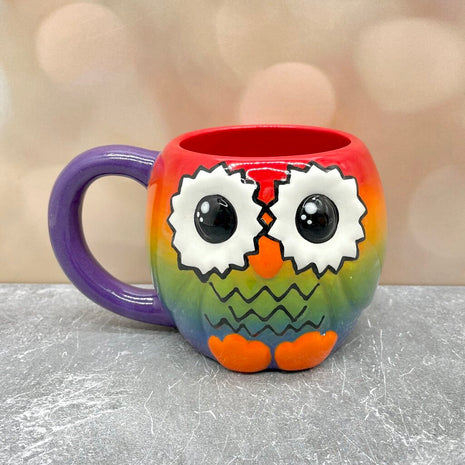 Owl Mug Rainbow