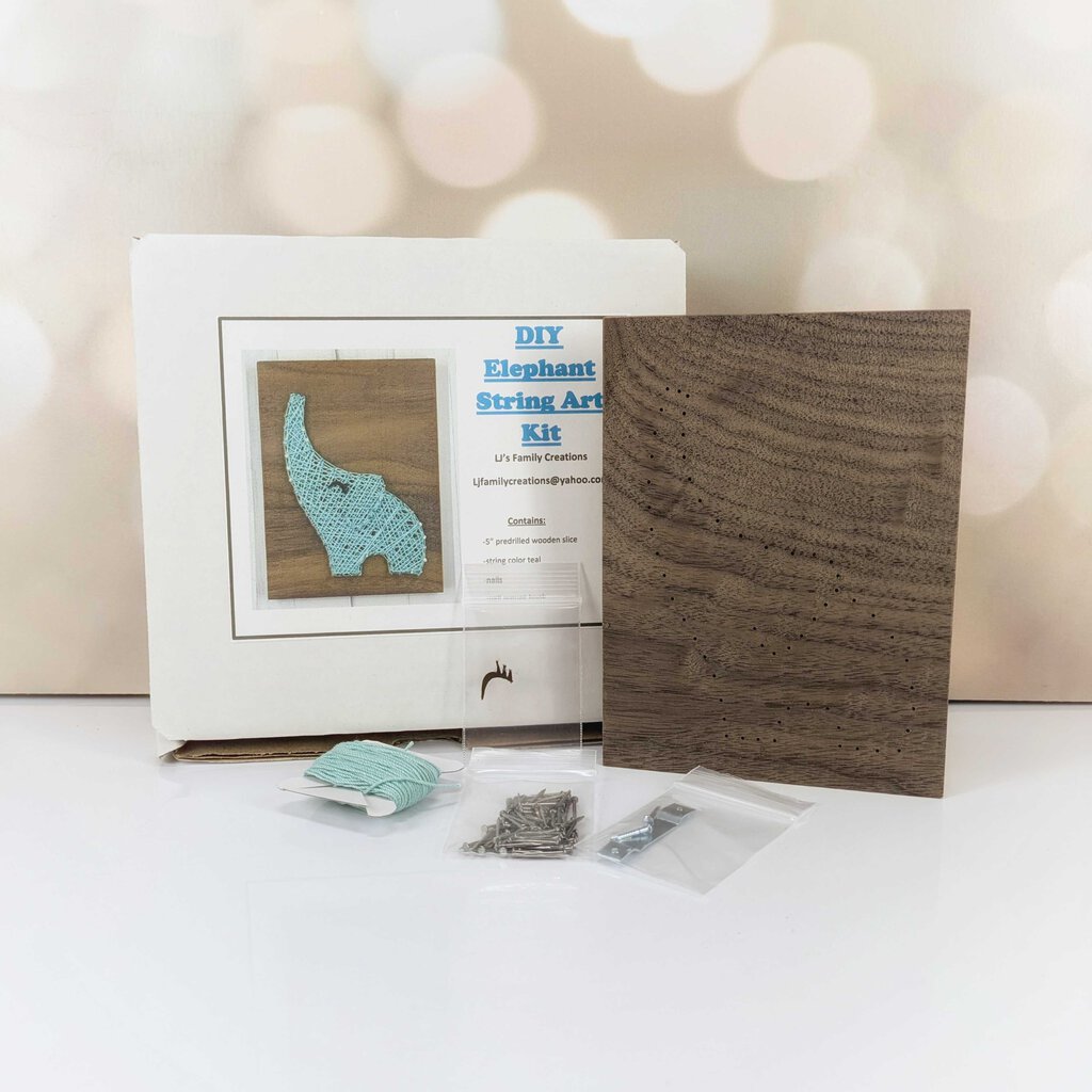 String Art DIY Kit - Elephant