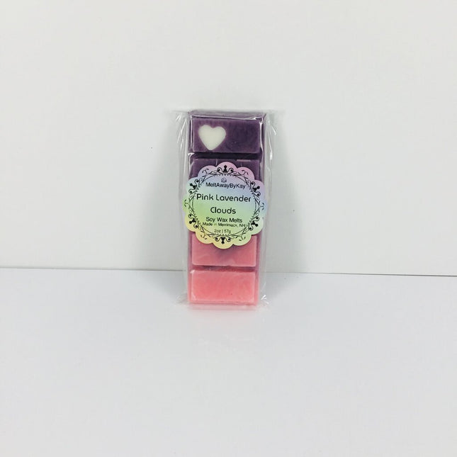 Pink Lavender Clouds - Soy Wax Melt - Snap Bar