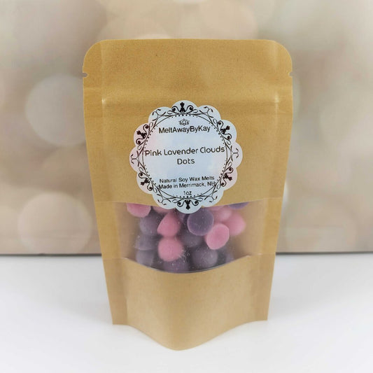 Pink Lavender Clouds Wax Melts Bag