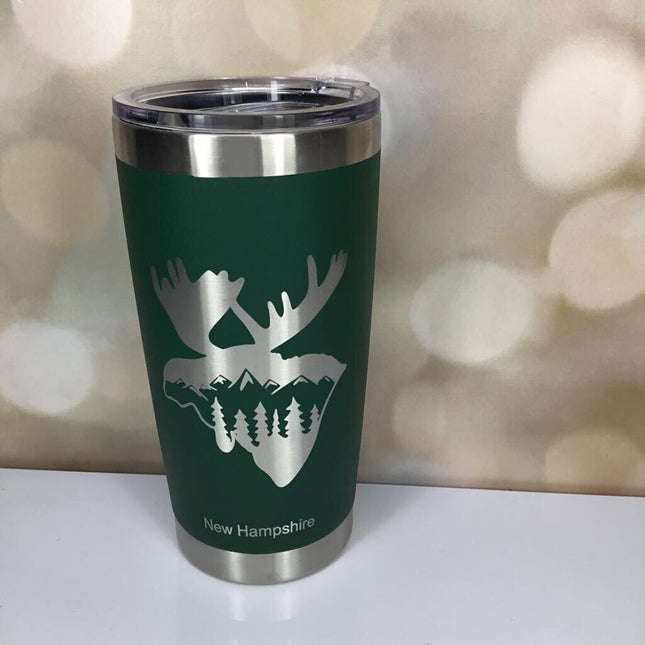 NH Souvenir Moose Tumbler