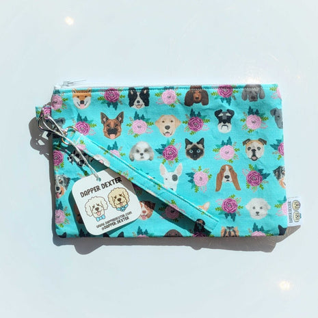 Limited Edition Animal Lovers Wristlet - Mint Pups