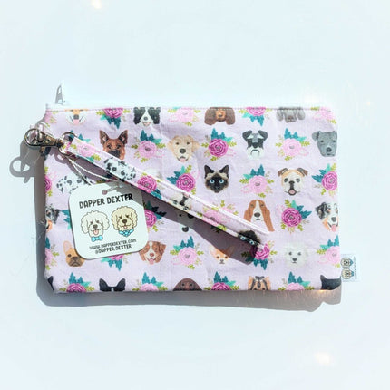 Limited Edition Animal Lovers Wristlet - Purple Pets