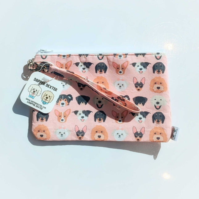 Limited Edition Animal Lovers Wristlet - Pink Pups
