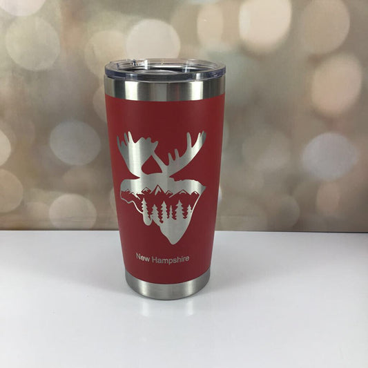 NH Souvenir Moose Tumbler