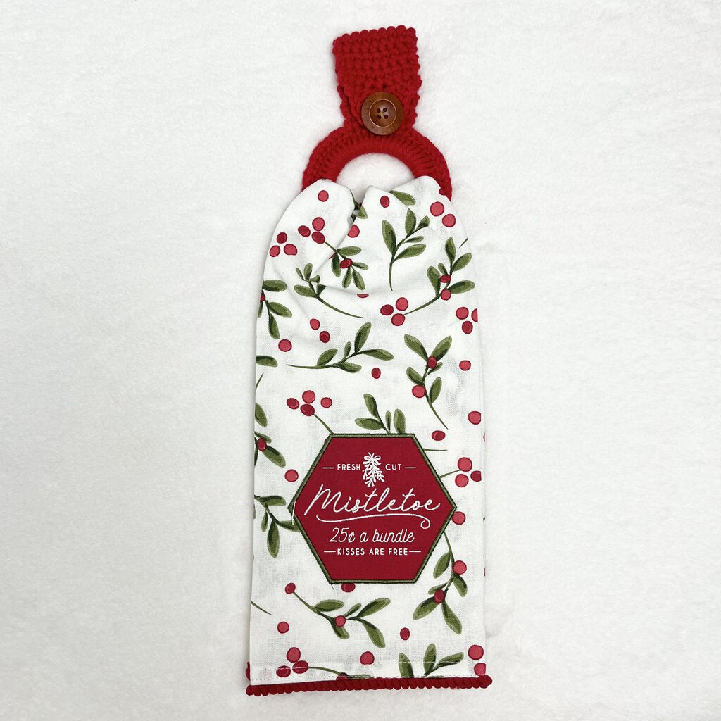 Hanging Towel Set - Mistletoe