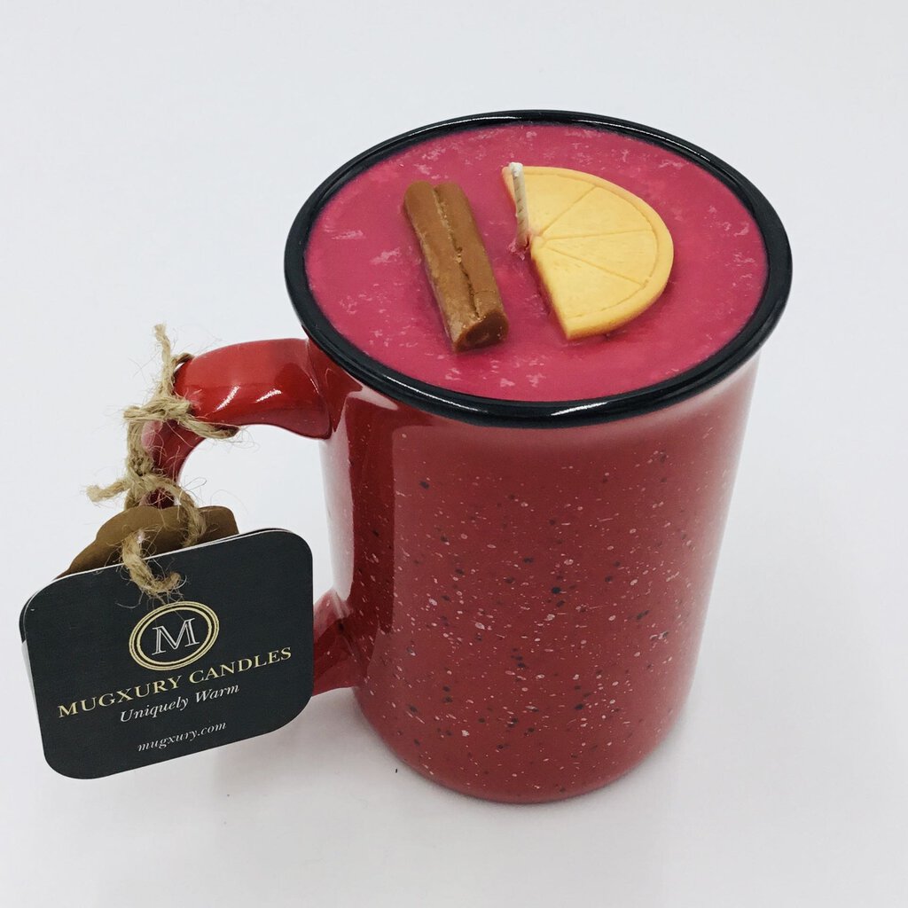 Pomegranate Cider - Mug Candle - 100% Soy Wax