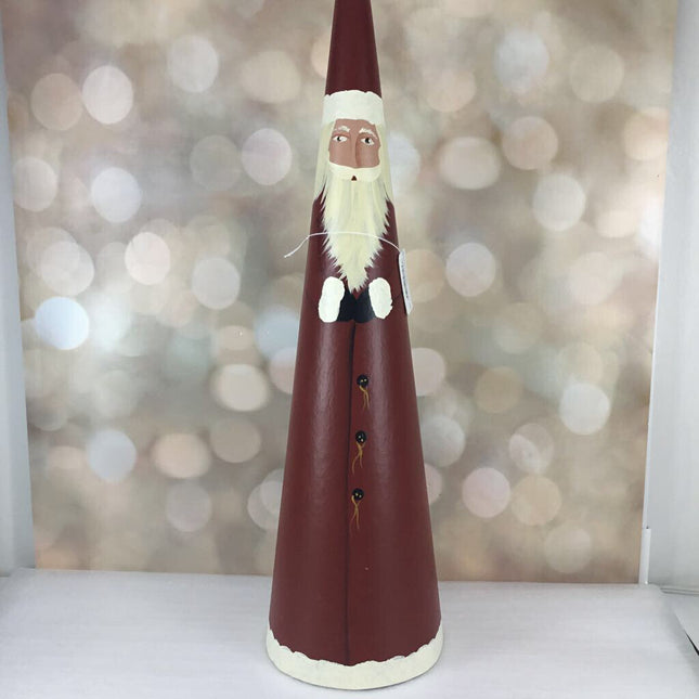14" Red Santa Cone