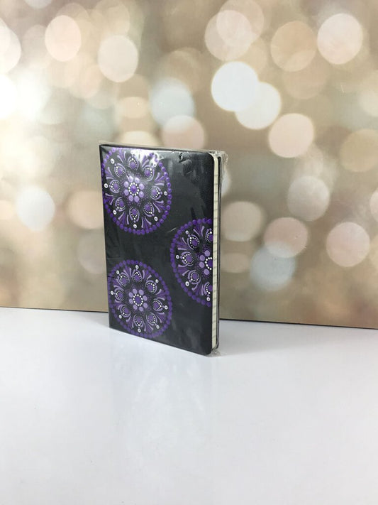 Dot Art Journal - Purple Starbursts