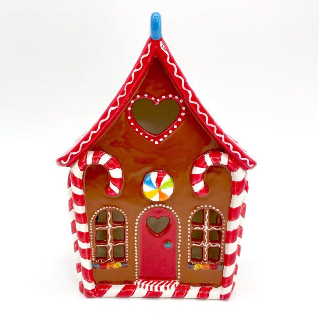 Colorful Light order Up Gingerbread House