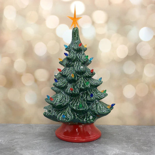 PRE-ORDER: Vintage Light Up Tree Green Medium