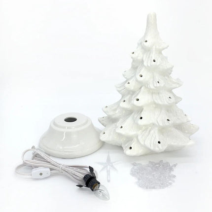 PRE-ORDER: Vintage Light Up Tree White Medium