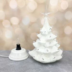 *PRE-ORDER: Vintage Light Up Tree White Small - view 3