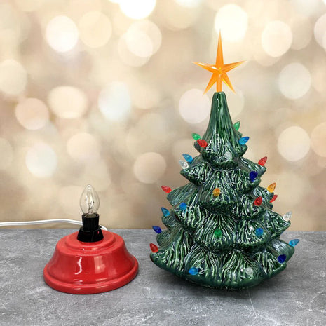 *PRE-ORDER: Vintage Light Up Tree Green Small