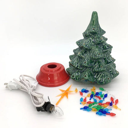 PRE-ORDER: Vintage Light Up Tree Green Small