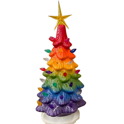 PRE-ORDER: Rainbow Skinny Light Up Tree