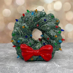*PRE-ORDER: Vintage Light Up Wreath - view 1