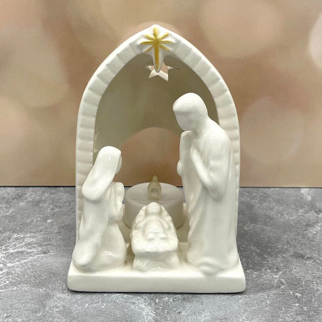 *PRE-ORDER: Nativity Scene Candle Holder