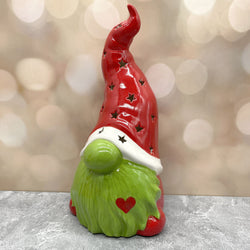 *PRE-ORDER: Green Santa Gnome Lantern Large - view 2
